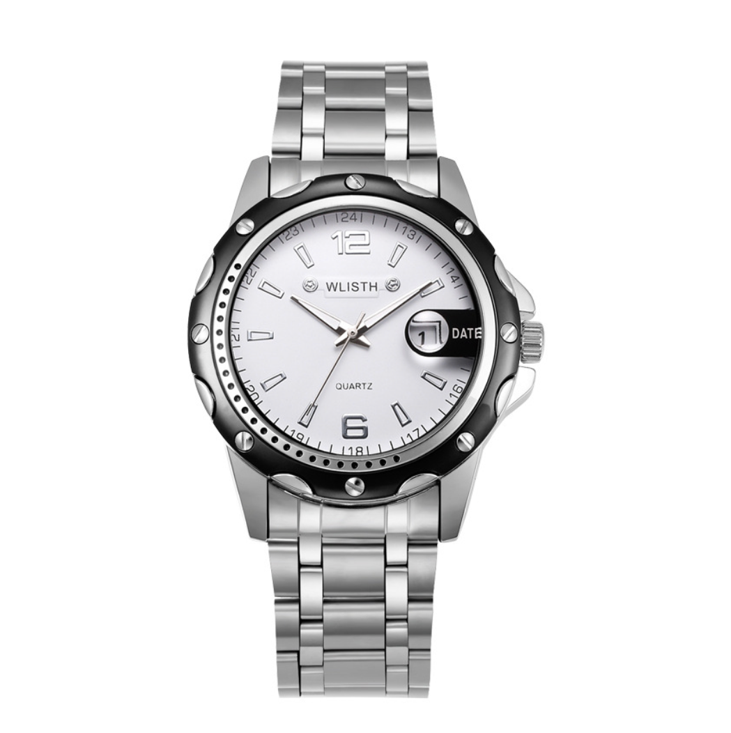 STEEL WATCH WHITE DIAL