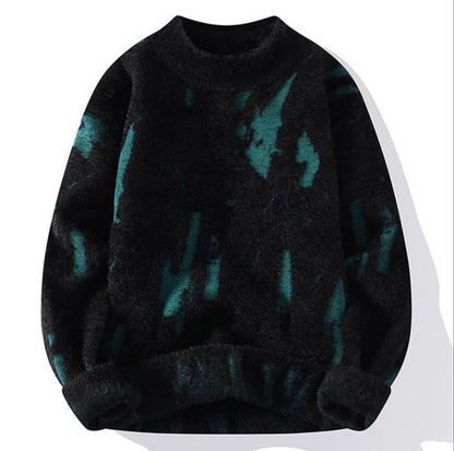 WOOLEN ABSTRACT SWEATER