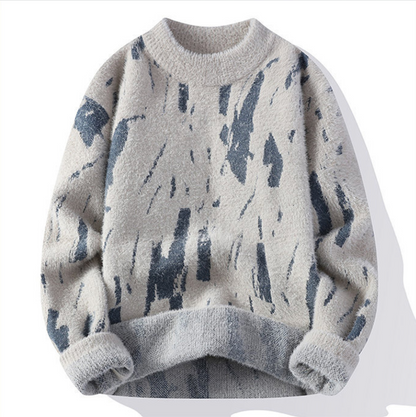 WOOLEN ABSTRACT SWEATER