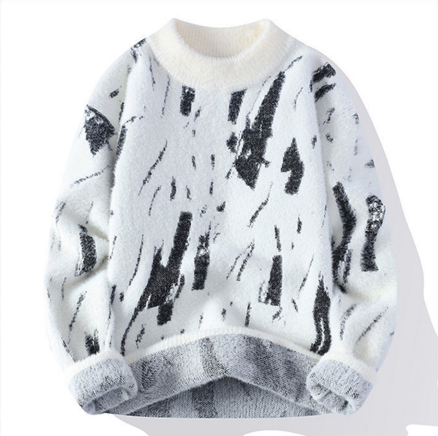 WOOLEN ABSTRACT SWEATER