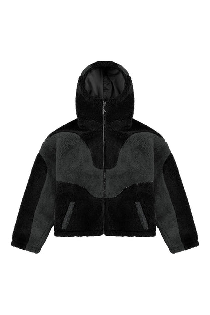 MASKED FLEECE ZIP UP