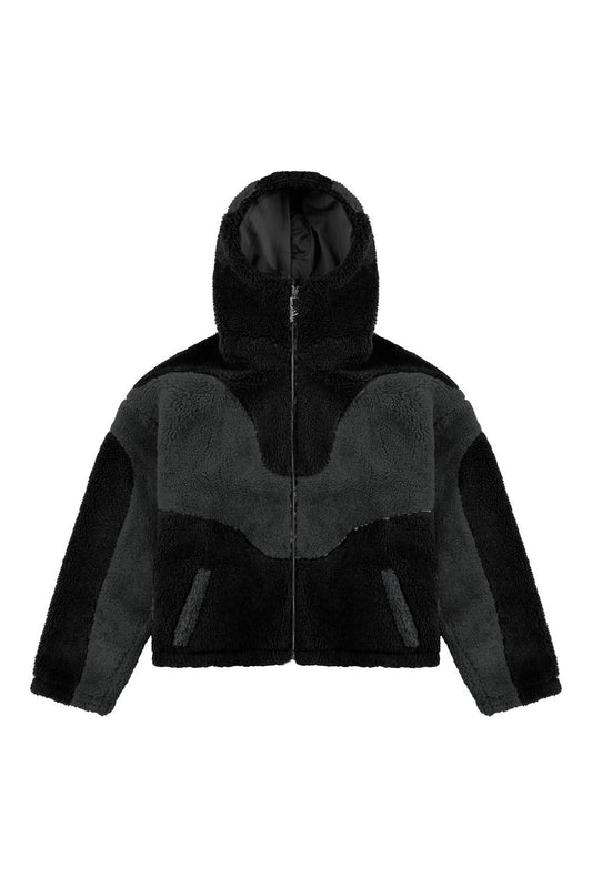 MASKED FLEECE ZIP UP