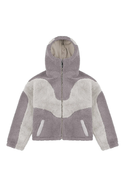 MASKED FLEECE ZIP UP