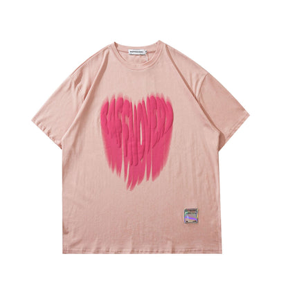 PUFFED HEART T-SHIRT